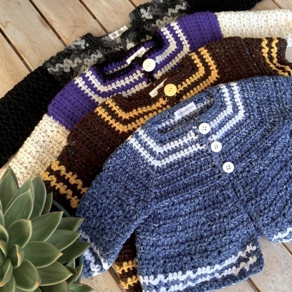 Handmade Toddler Cardigans
